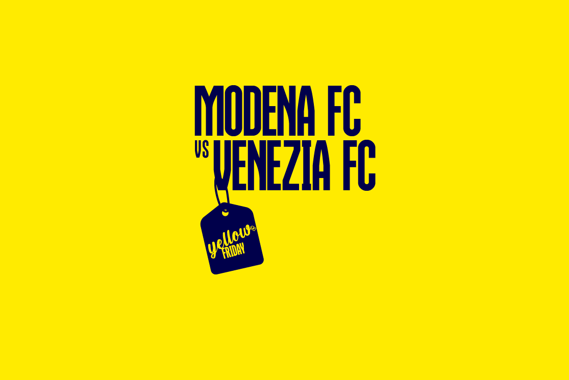 Modena-Venezia: promo yellow friday - Modena FC